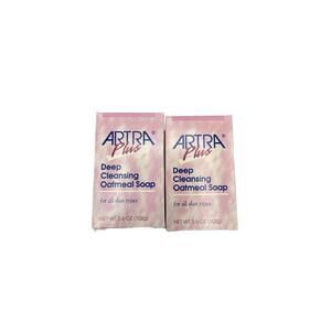 Artra Plus Deep Cleansing Oatmeal Soap 3.6 Oz. Each Lot of 2